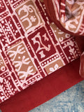 Handblock Batik Cotton Chanderi Suit