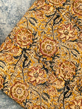 Handspun & Handwoven 2.5m Cotton Fabric With Handdone Pedana Kalamkari