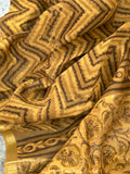 Handblock Chanderi Silk Cotton Suit