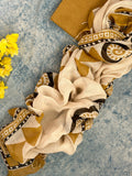 Handcrafted Linen Kurta Dupatta Set
