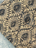 Handspun & Handwoven 2.5m Cotton Fabric With Handdone Pedana Kalamkari