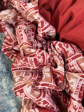 Handblock Batik Cotton Chanderi Suit