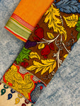 Handwoven Handcrafted Kalamkari Kurta Dupatta Set