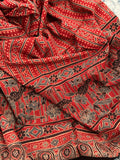 Natural Dyes Handcrafted Ajrakh Kurta Dupatta Set