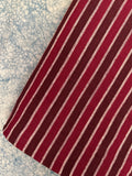 Handspun Handwoven Kotpad Fabric 600 INR/metre - Maroon Stripes
