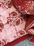 Handblock Batik Cotton Chanderi Suit
