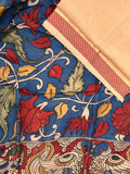 Handwoven Handcrafted Kalamkari Kurta Dupatta Set