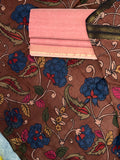 Handwoven Handcrafted Kalamkari Kurta Dupatta Set