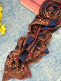 Handwoven Handcrafted Kalamkari Kurta Dupatta Set