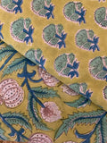 Handblock Cotton Kurta Bottom Set