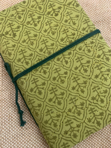 Block Print Fabric Cover Diary