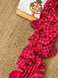 Handcrafted Cotton Chanderi Dupatta Suit