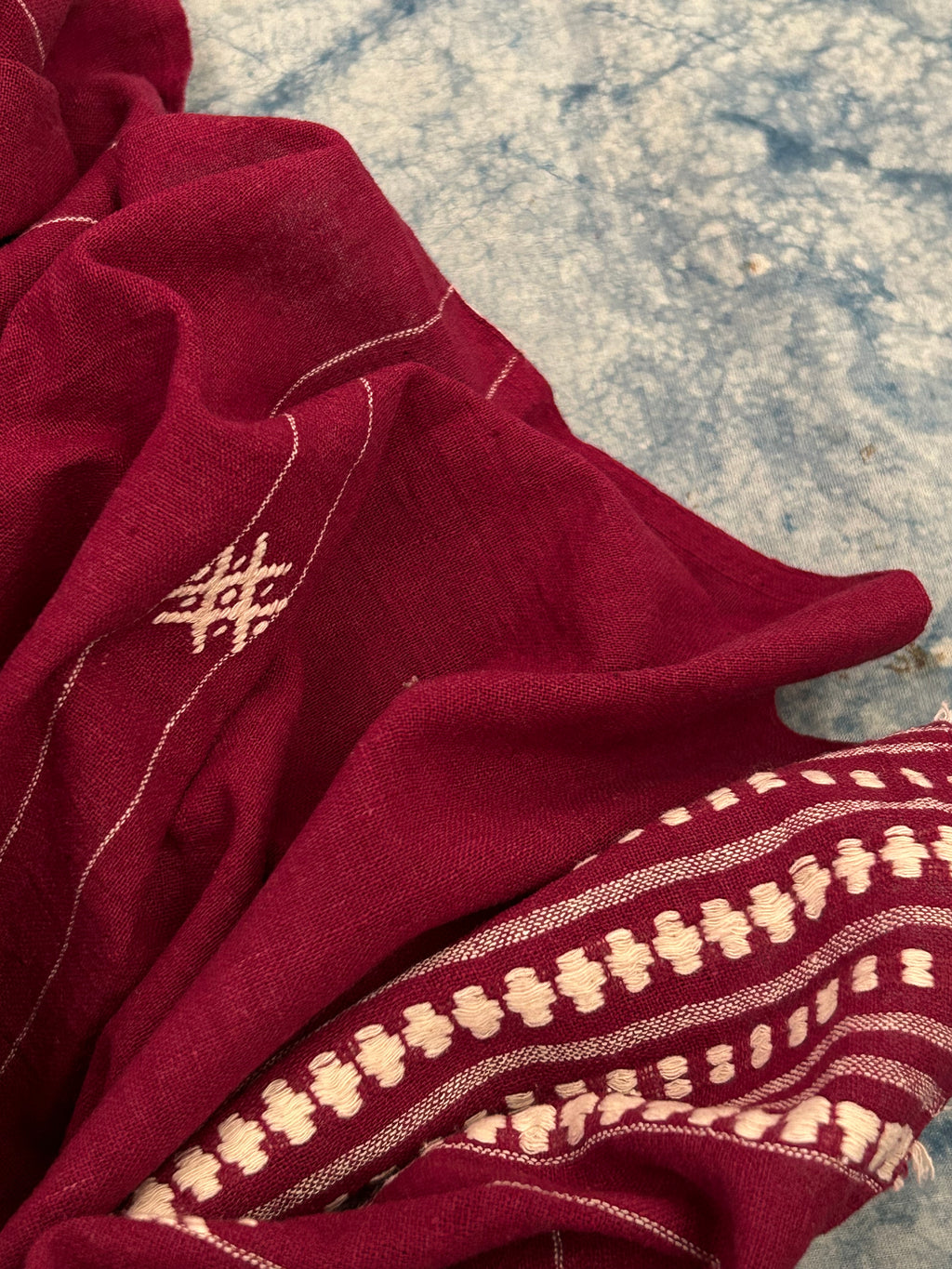 Handspun Handwoven Kotpad Kurta Dupatta Set