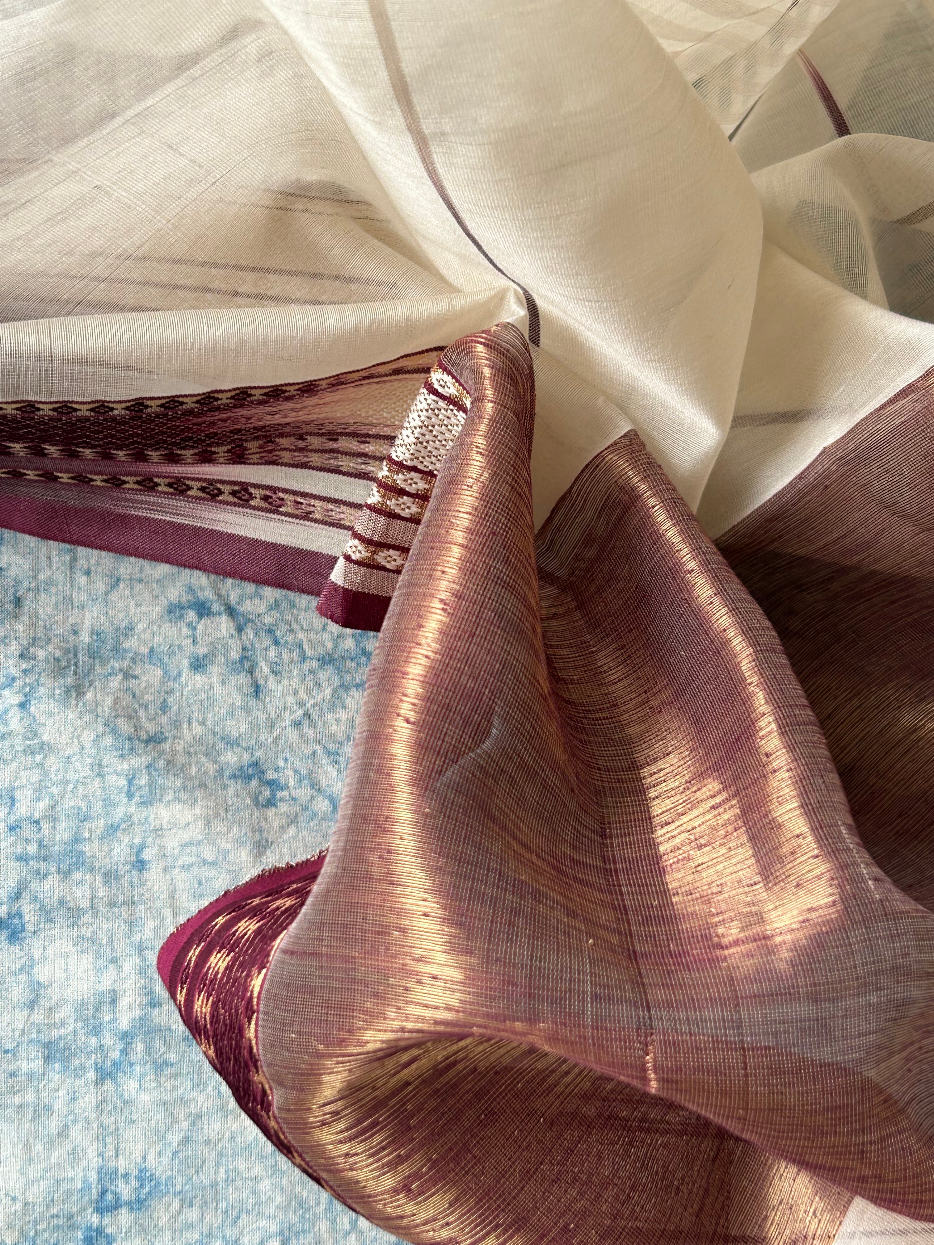 Utsav - Handwoven Maheshwari Kurta Dupatta Set