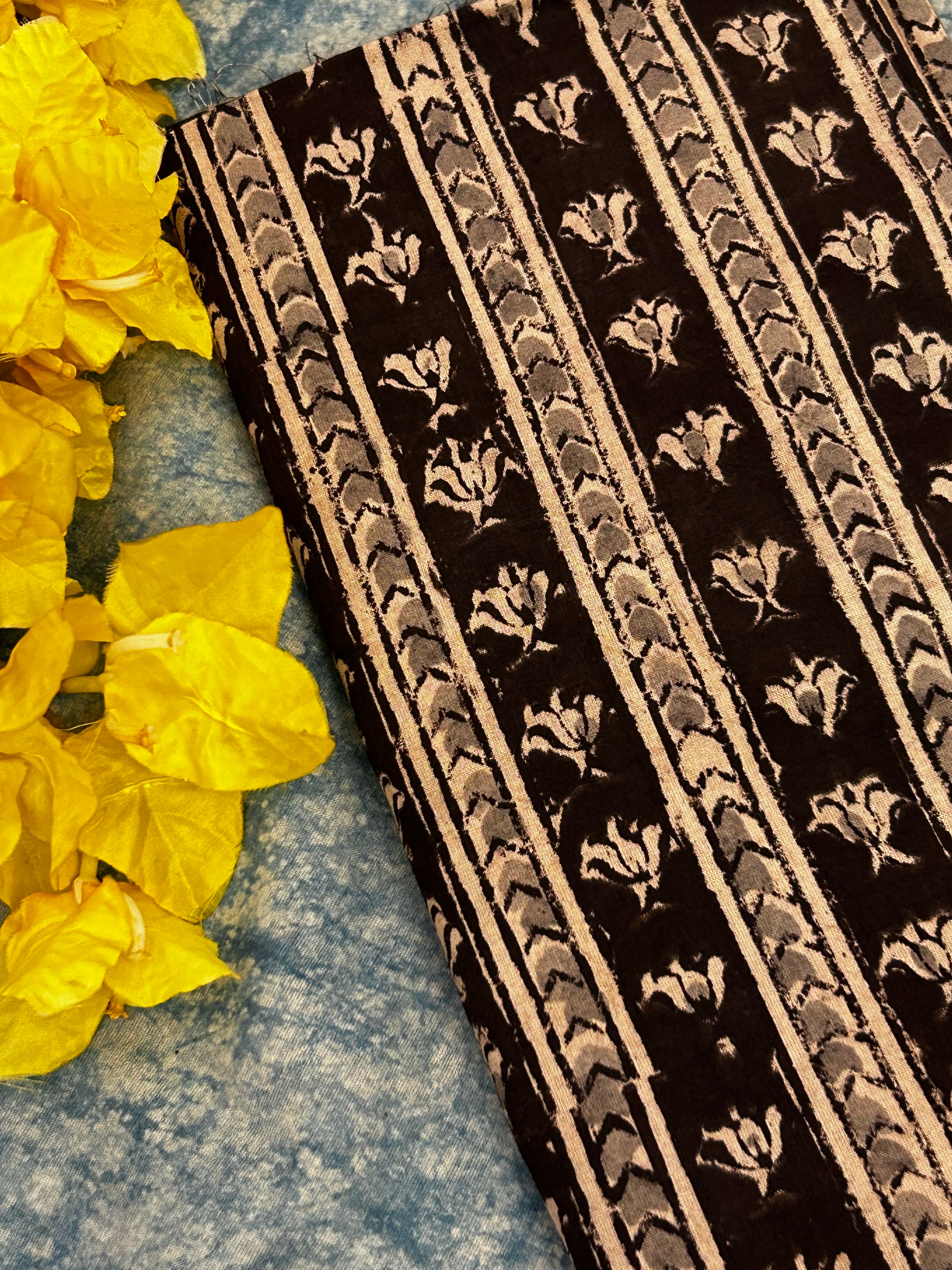 Handblock Kalamkari Cotton Blouse Fabrics