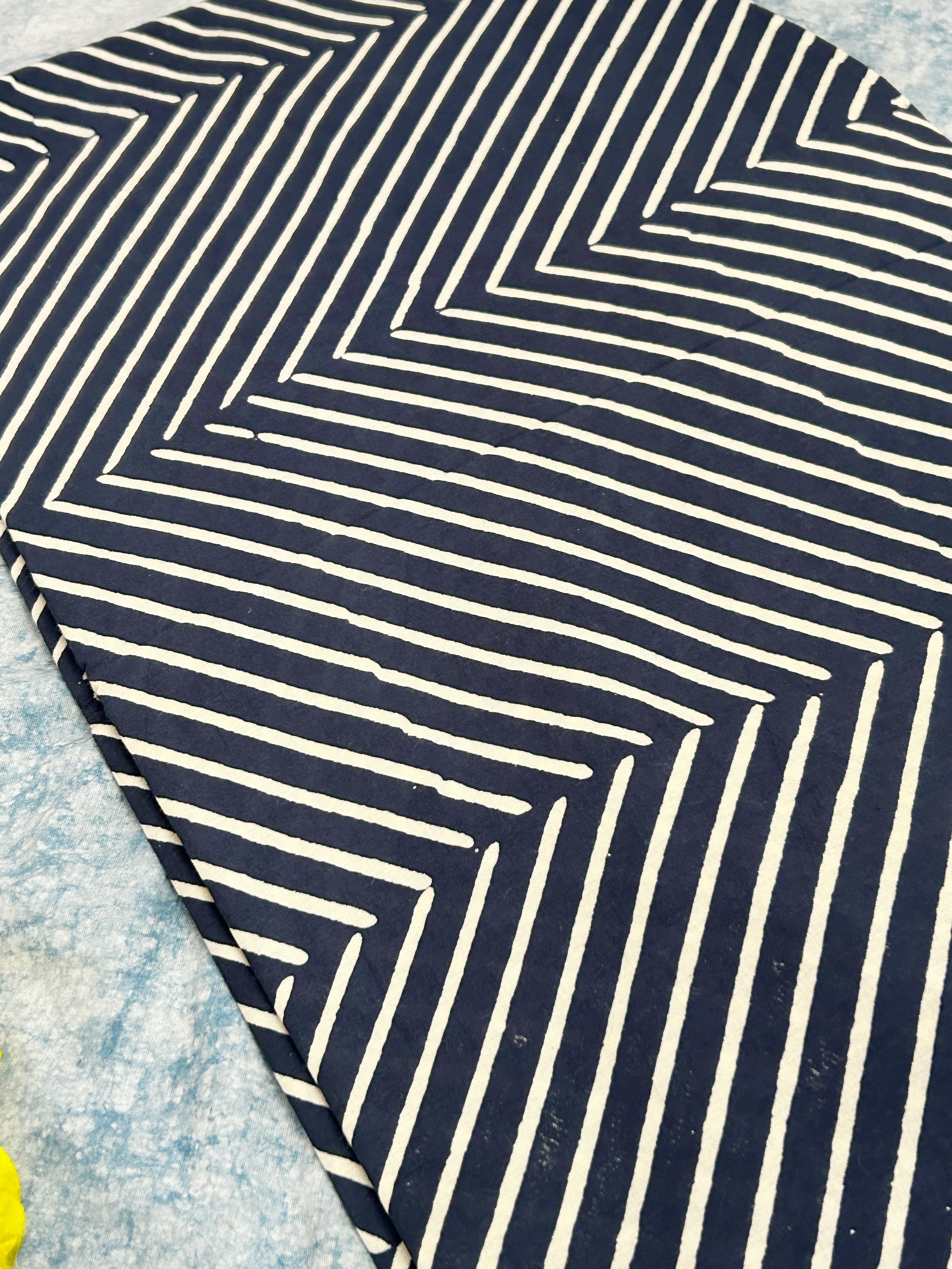Handblock Print  Cotton Fabric (3.5m)