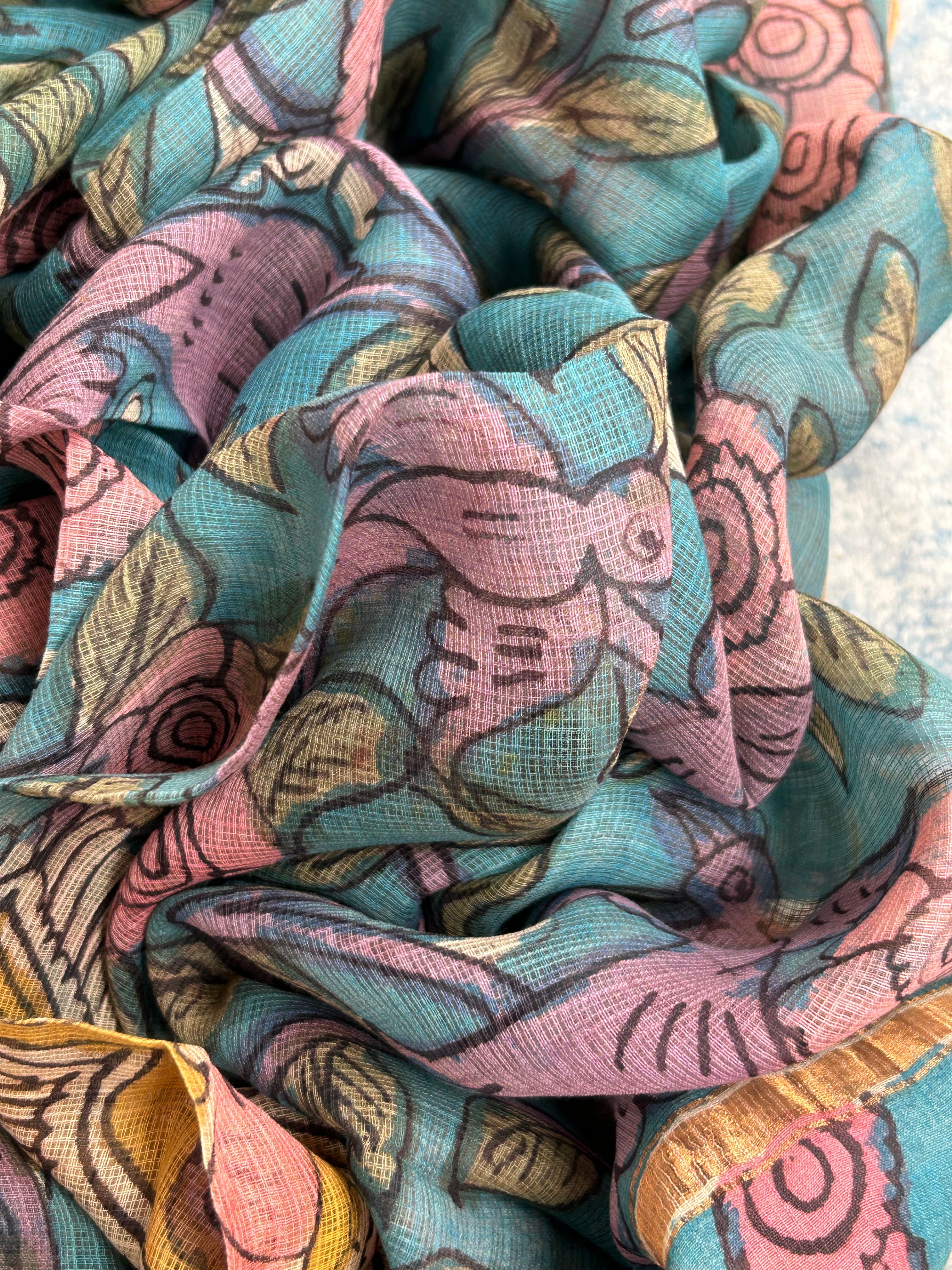 Handwoven Handcrafted Kalamkari Set