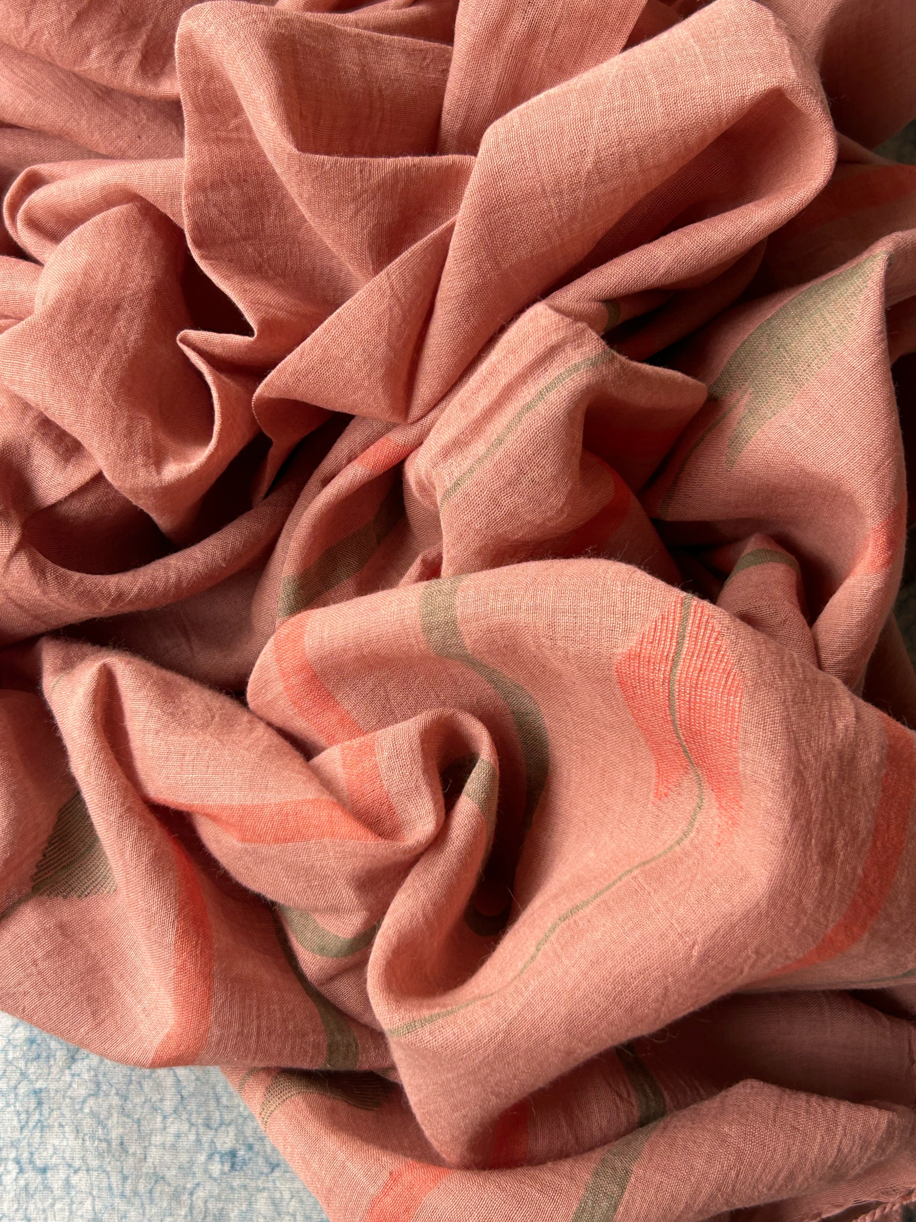 Rimjhim - Handwoven Bengal Jamdani Kurta Dupatta set