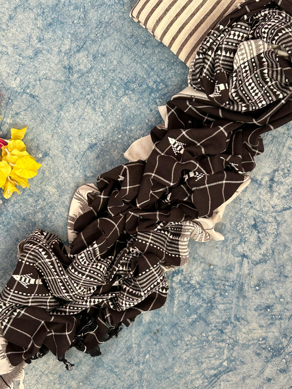 Handspun Handwoven Kotpad Kurta Dupatta Set