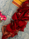 Handwoven Maheshwari Kurta Dupatta Set