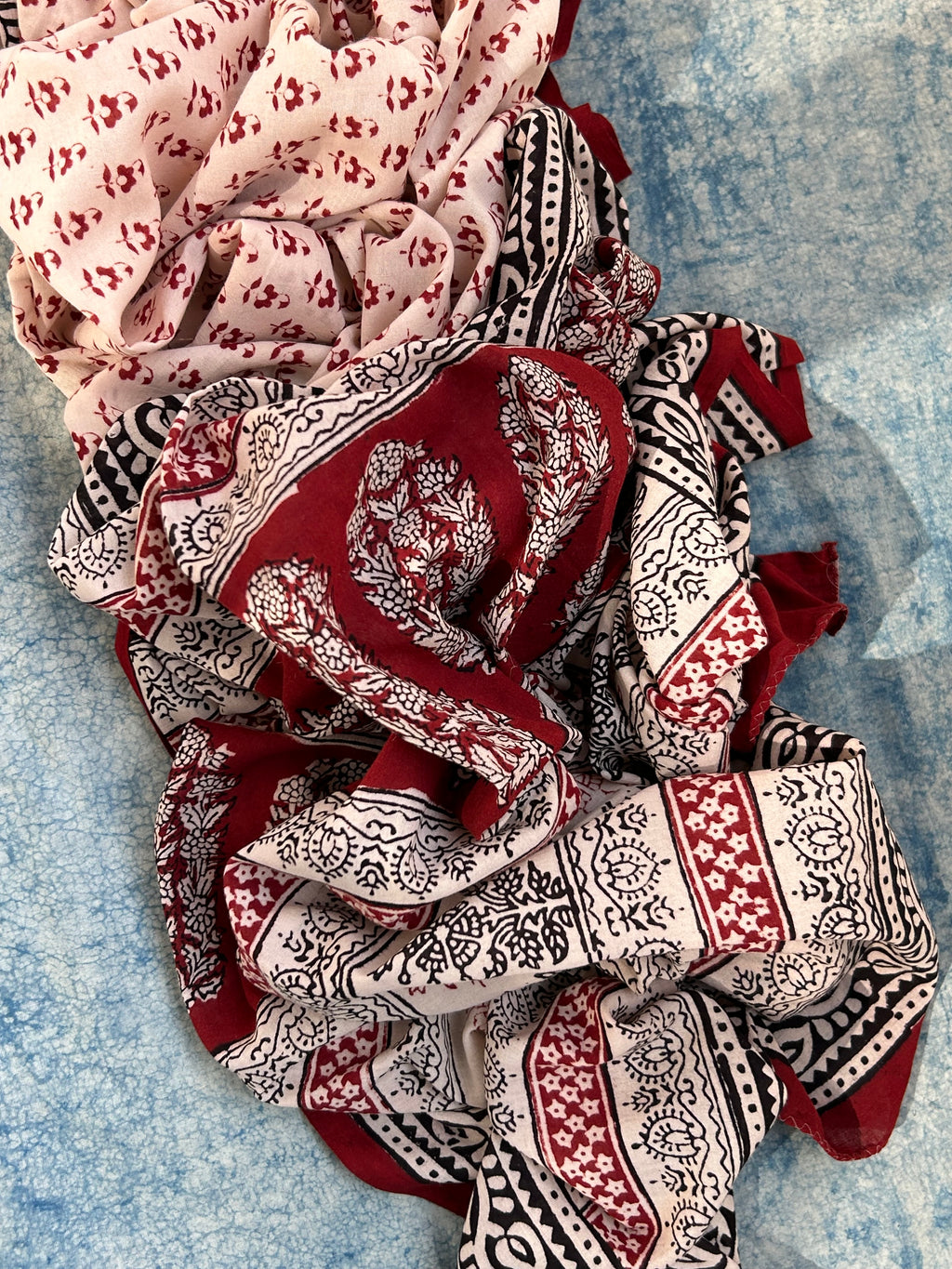 Natural Dyed Bagh Block Print Cotton Suit