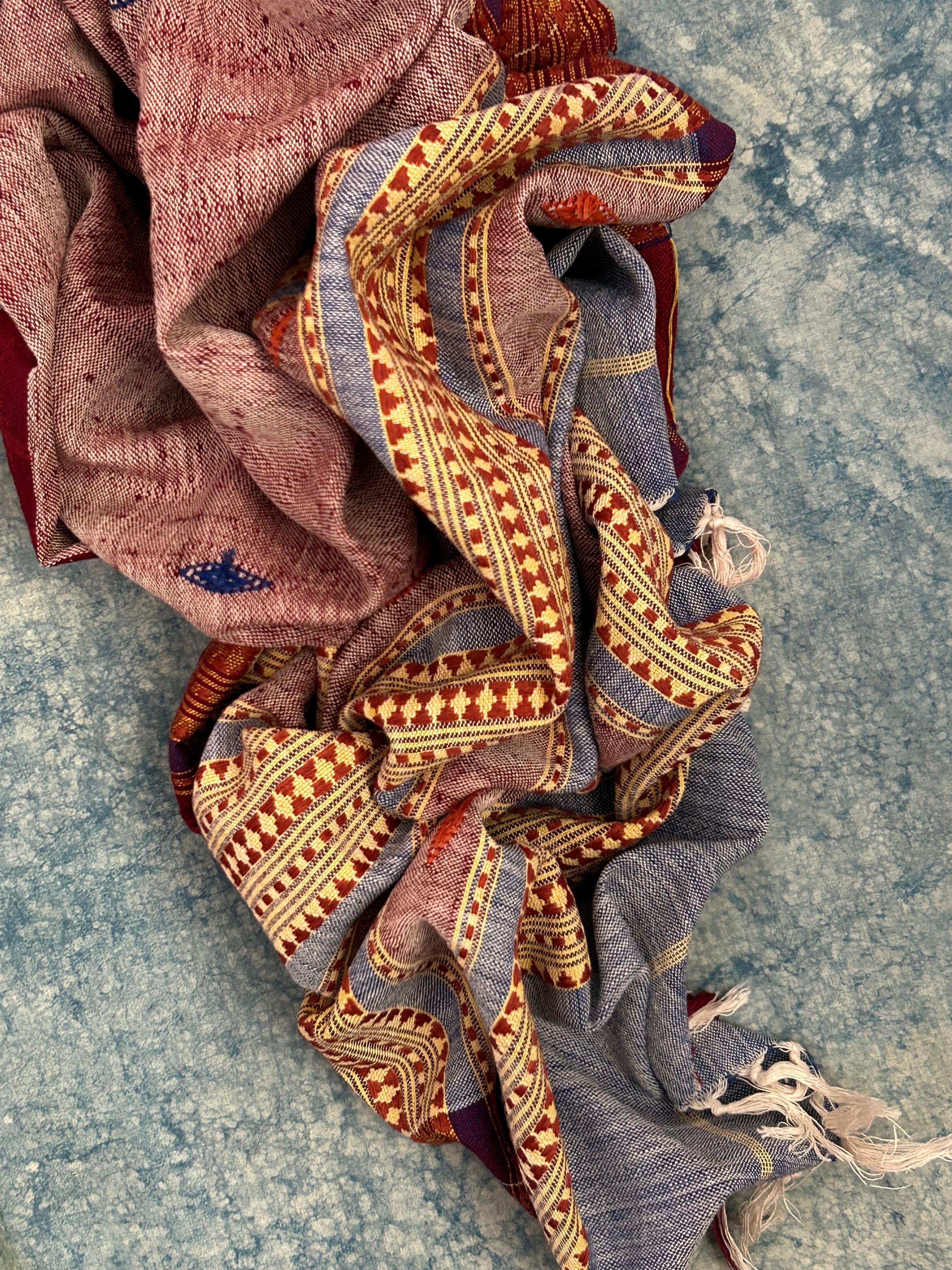Handspun Handwoven Kotpad Kurta Dupatta Set