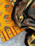 Natural Dyes Handblock Ajrakh Cotton Suit