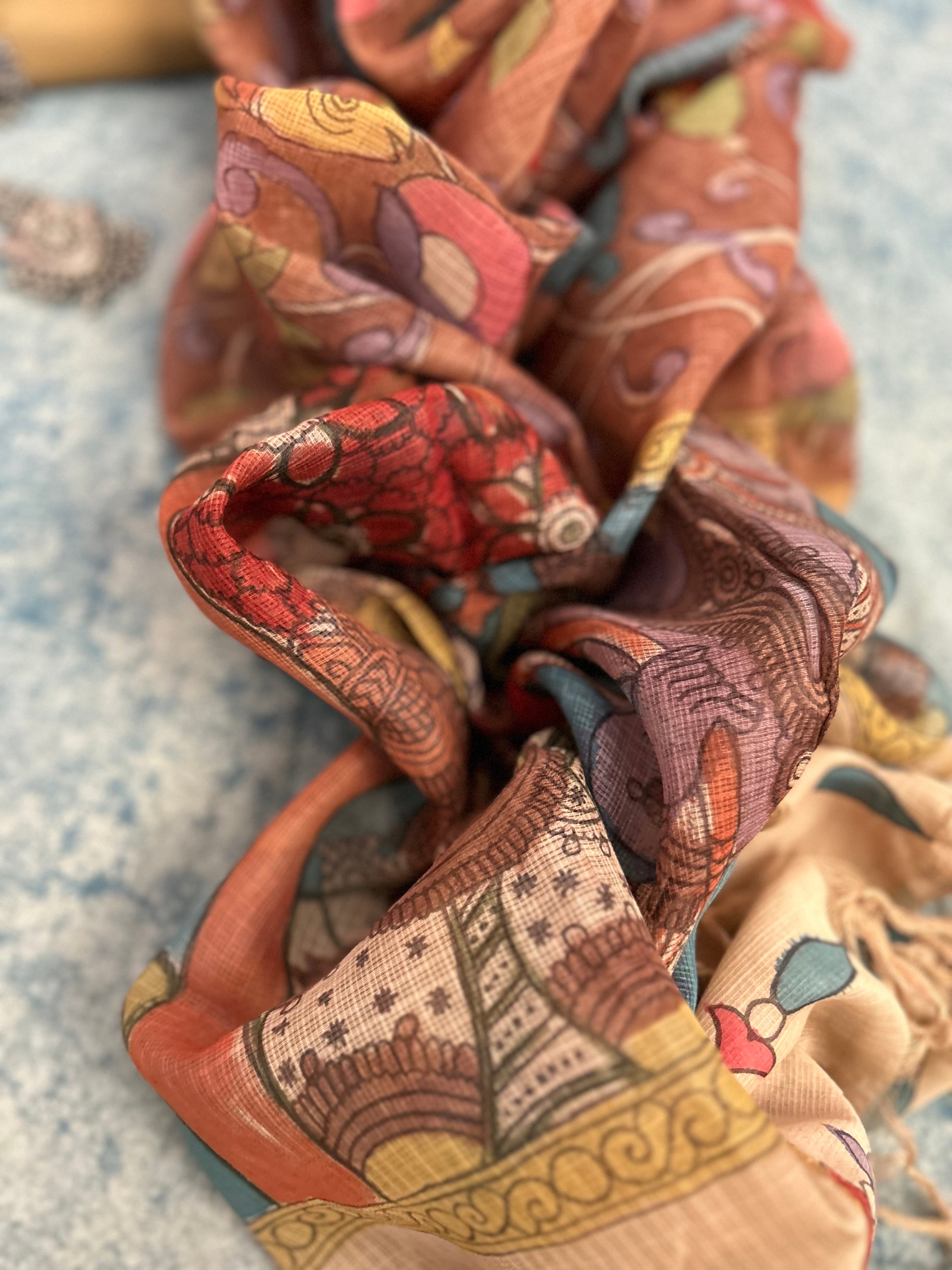 Handwoven Handcrafted Kalamkari Set