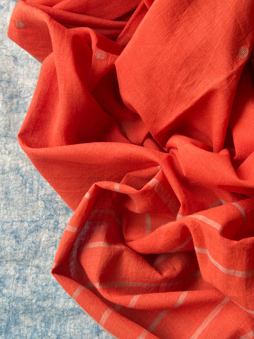 Mallika - Handwoven Bengal Jamdani Kurta Dupatta set