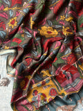 Chitralekha -Handwoven Hand-drawn Handpainted Pen Kalamkari Dupatta