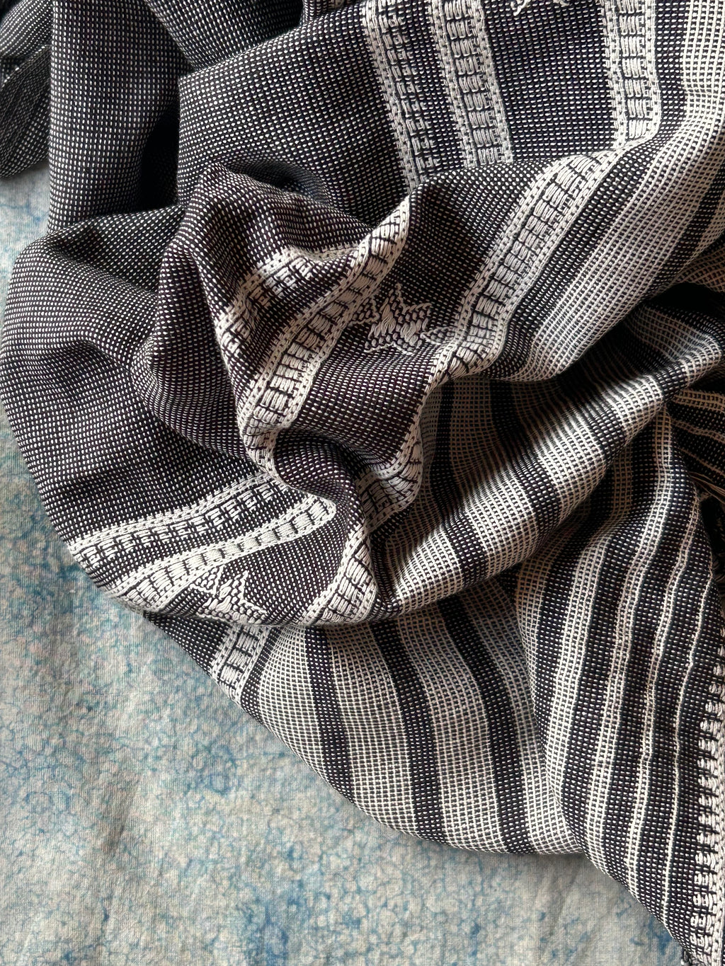 Sharvari - Handspun Handwoven Kotpad and Bhujodi Suit Set