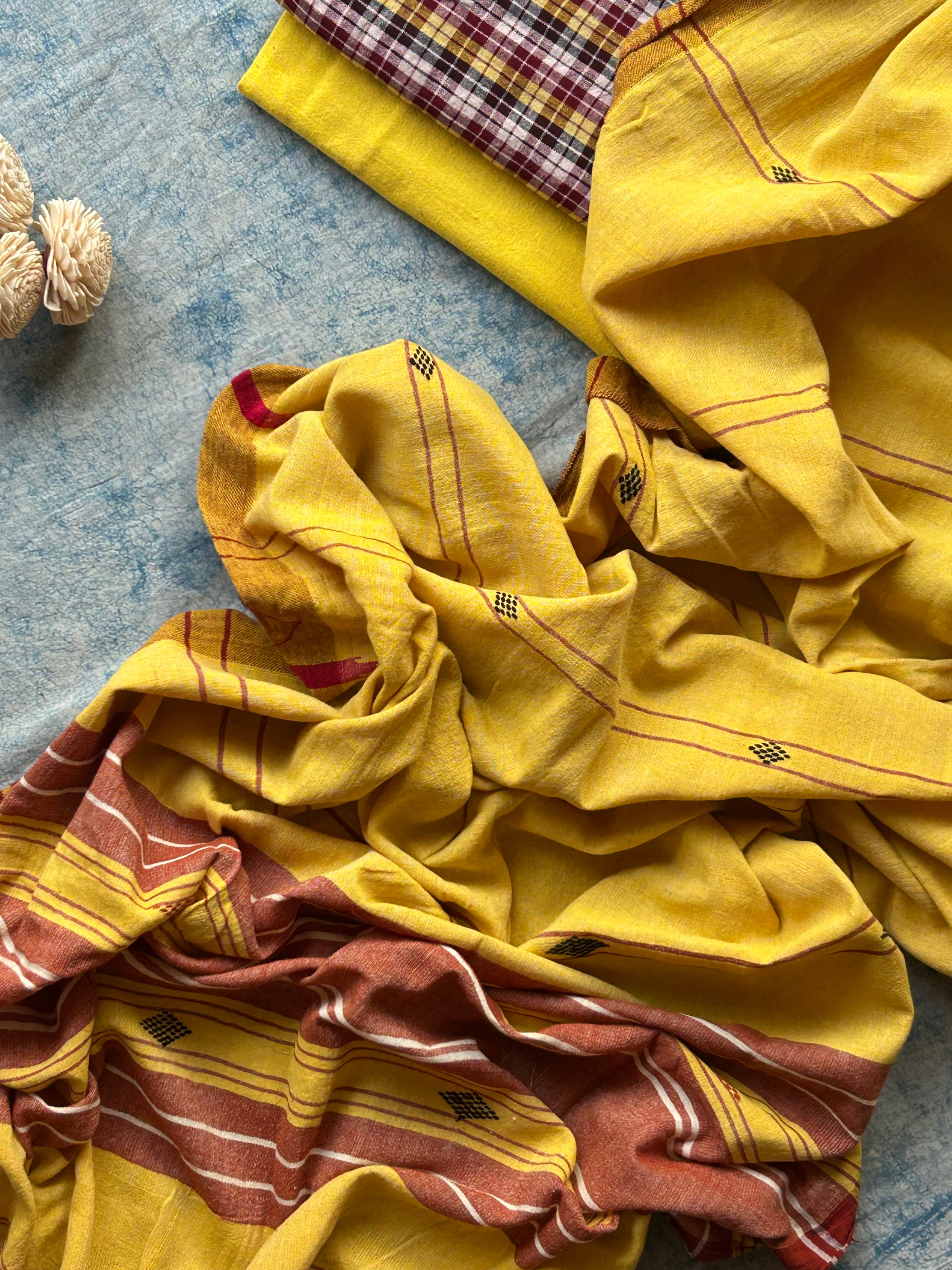 Dhoop - Handspun Handwoven Kotpad Suit Set