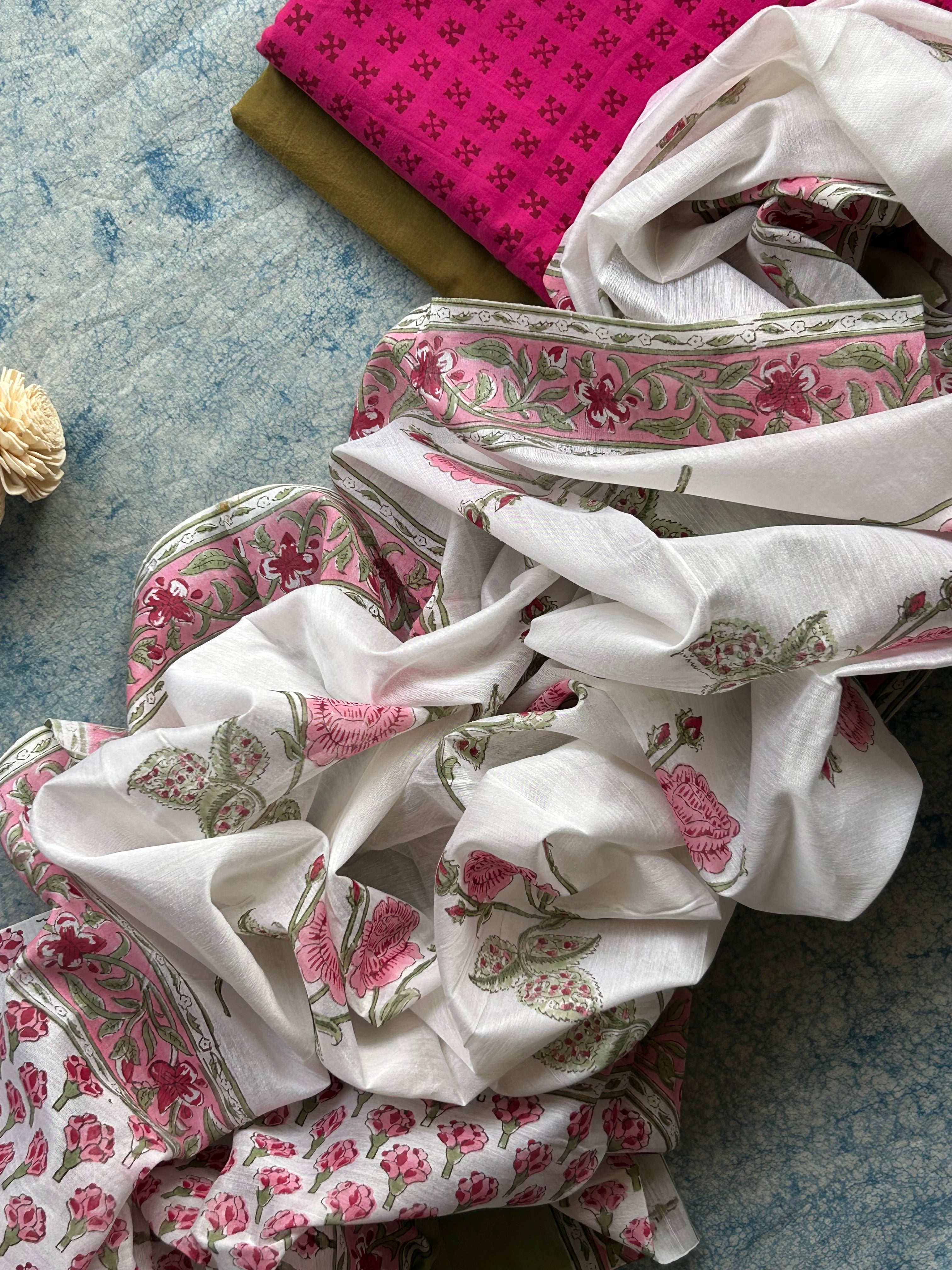 Gulaab - Handcrafted Cotton Suit Set