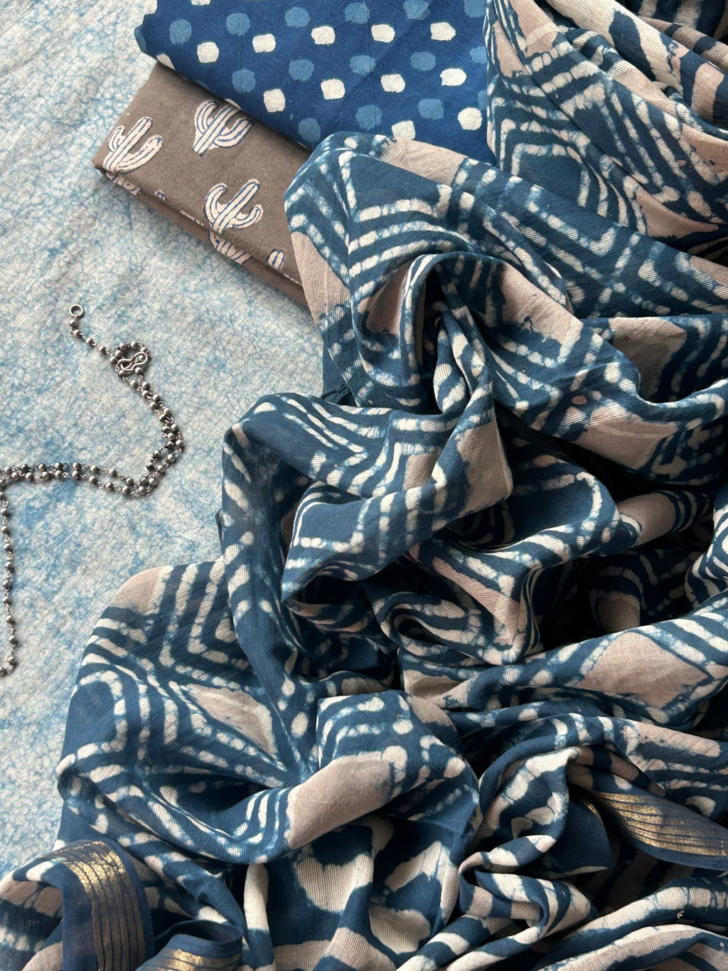 Neel-Tarang - Handcrafted Cotton Suit Set