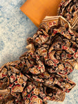 Handwoven Handcrafted Mangalagiri Kalamkari Kurta Dupatta Set