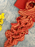 Handcrafted Linen Kurta Dupatta Set