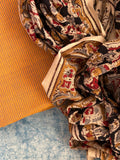 Handwoven Handcrafted Mangalagiri Kalamkari Kurta Dupatta Set