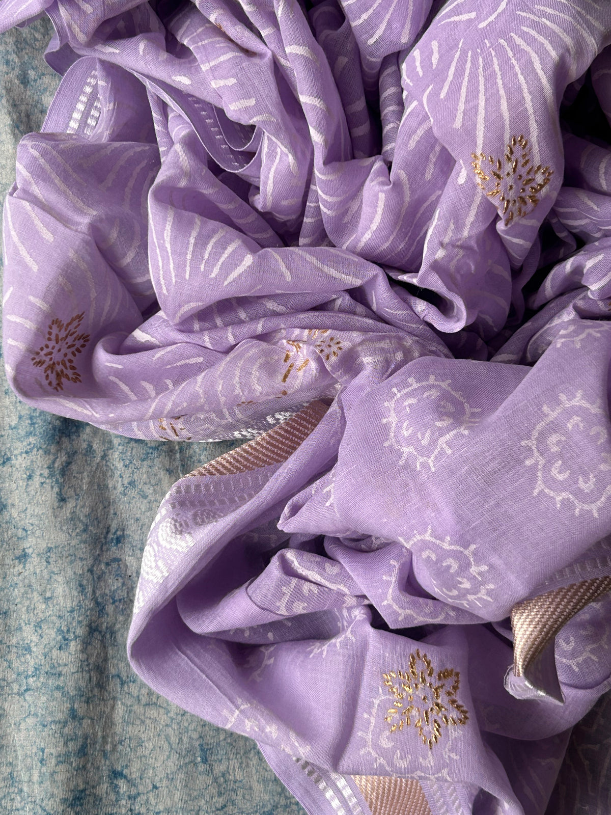 Handblock Azo-free Dye Cotton Suit Set