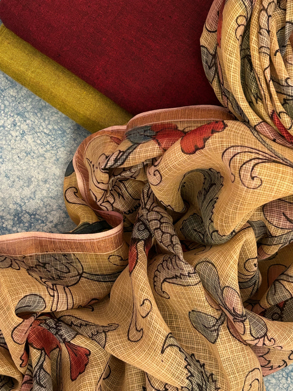 Handwoven Handcrafted Kalamkari Set