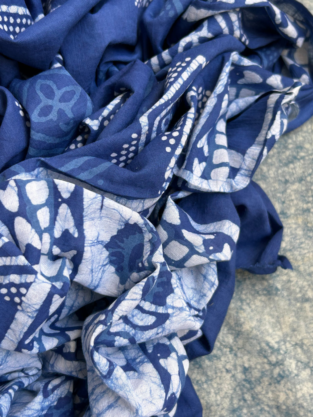 Handblock Batik Cotton Suit