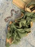Handwoven Maheshwari Kurta Dupatta Set - Pastel Green