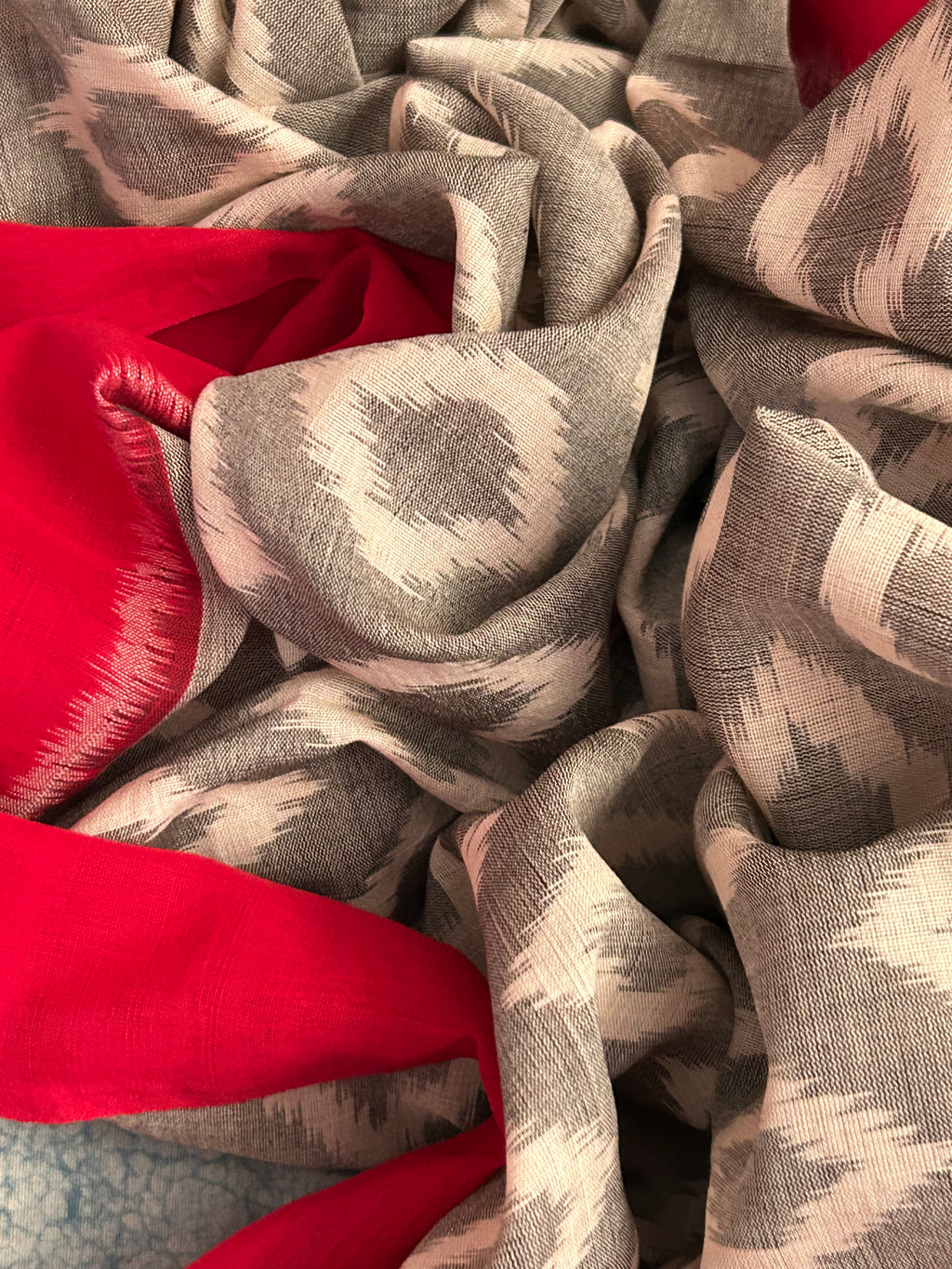 Handwoven Double Ikat Kurta Dupatta Set