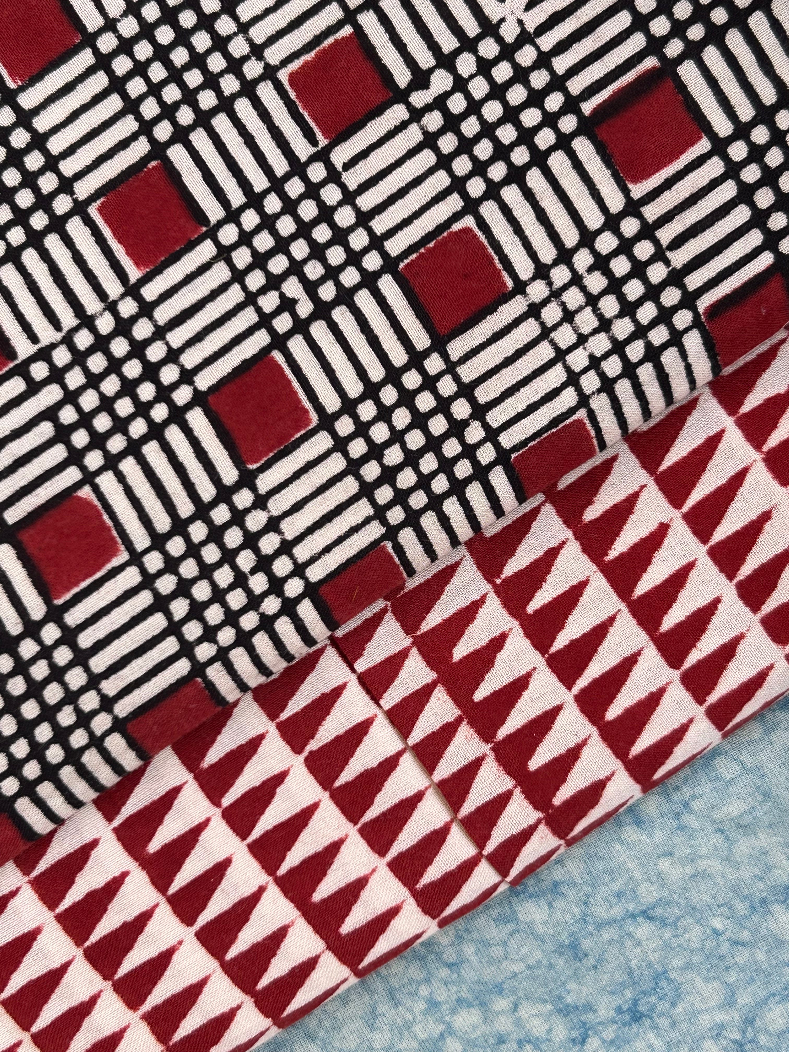 Natural Dyed Bagh Block Print Cotton Suit