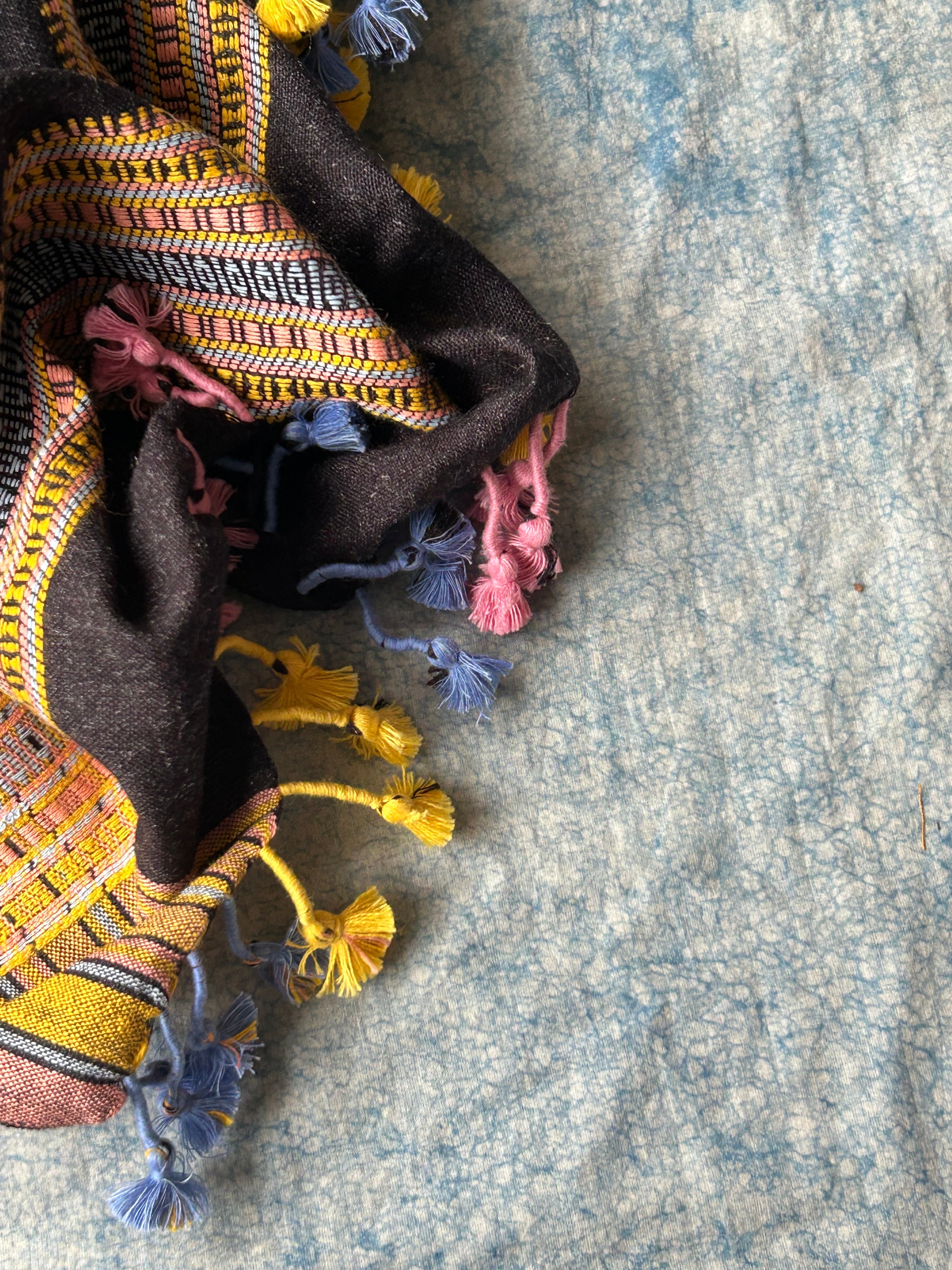 Dhoop Chaon - Handspun Handwoven Kotpad and Bhujodi Dupatta Set