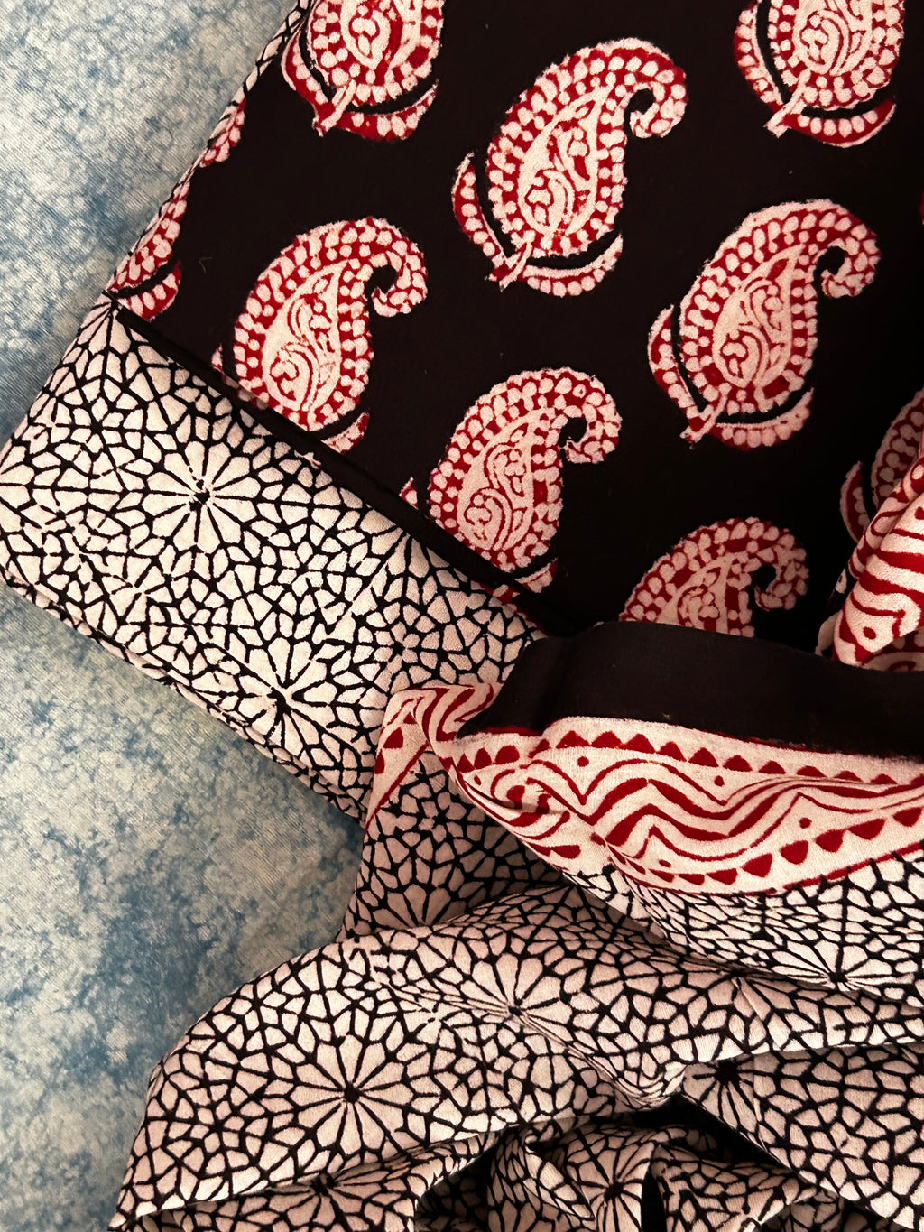 Natural Dyed Bagh Block Print Cotton Suit