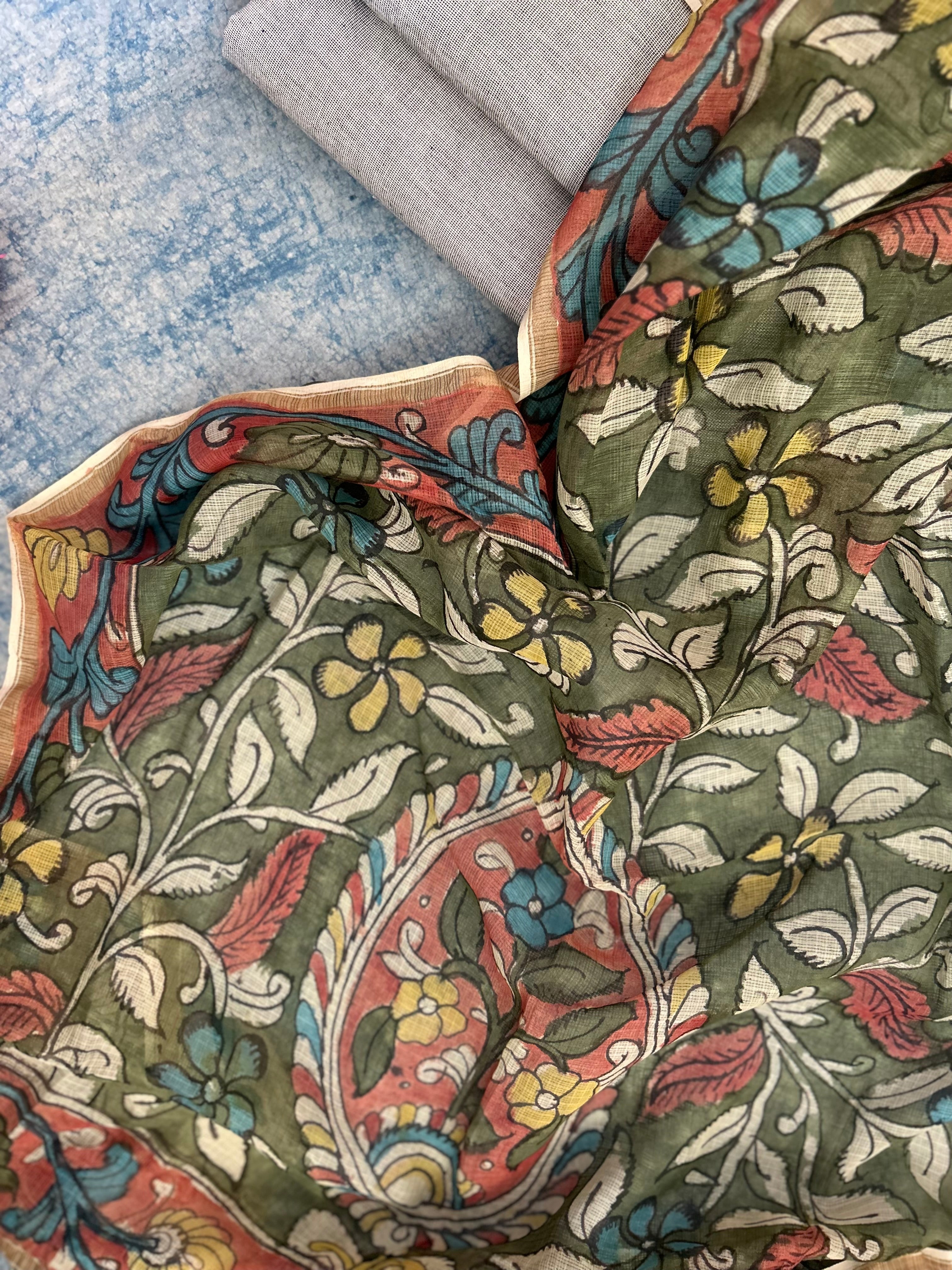 Handwoven Handcrafted Kalamkari Set