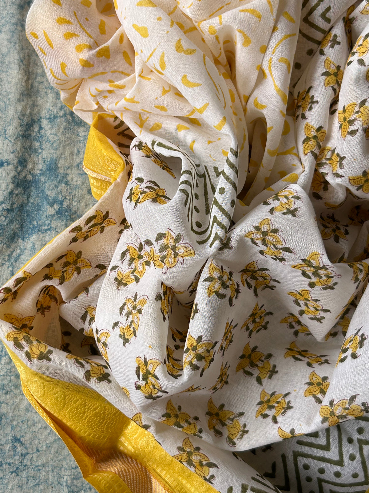 Handblock Azo-free Dye Cotton Suit Set