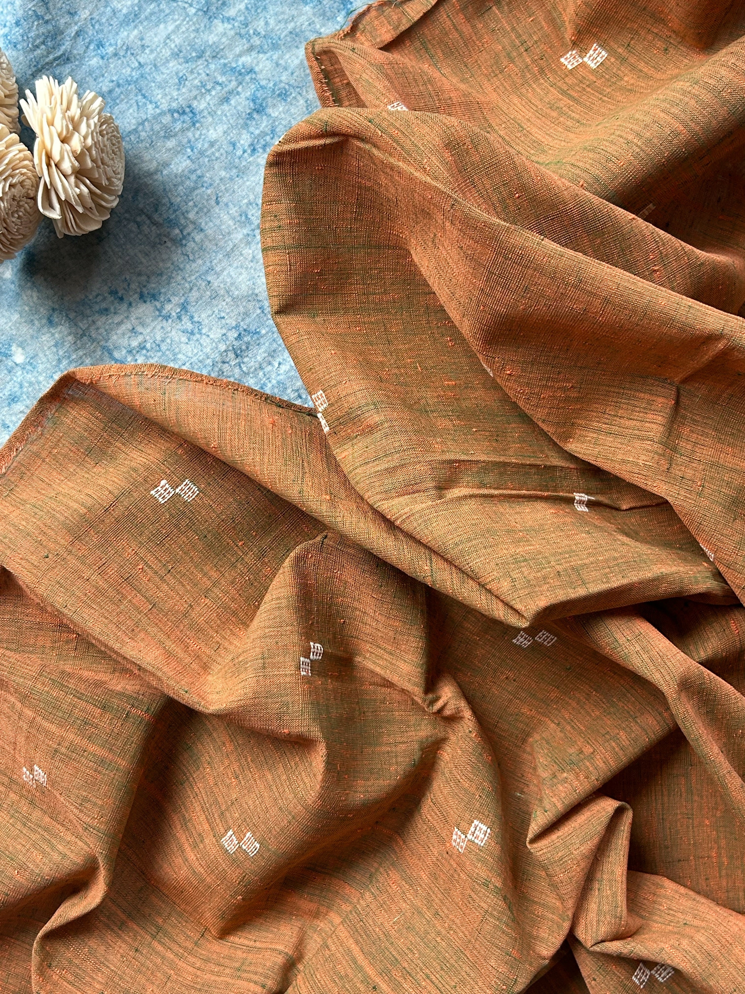 Dharohar - Handspun and Handwoven Ponduru Cotton Fabric (960 INR/metre)