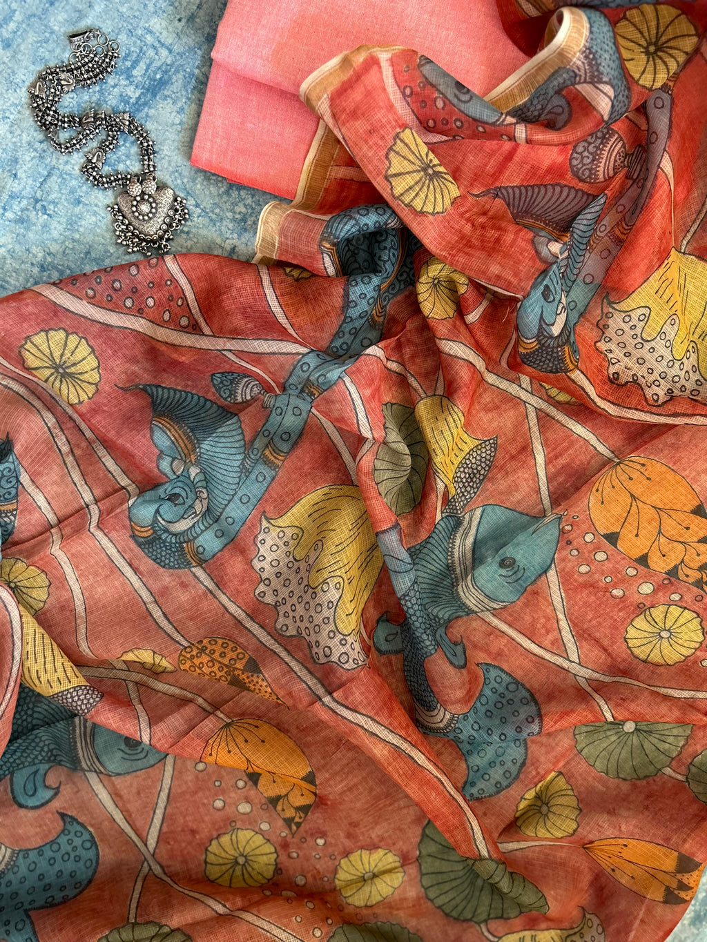 Handwoven Handcrafted Kalamkari Set