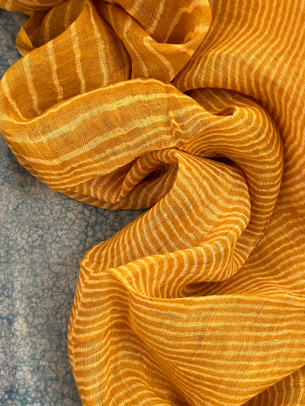 Handcrafted Linen Kurta Dupatta Set